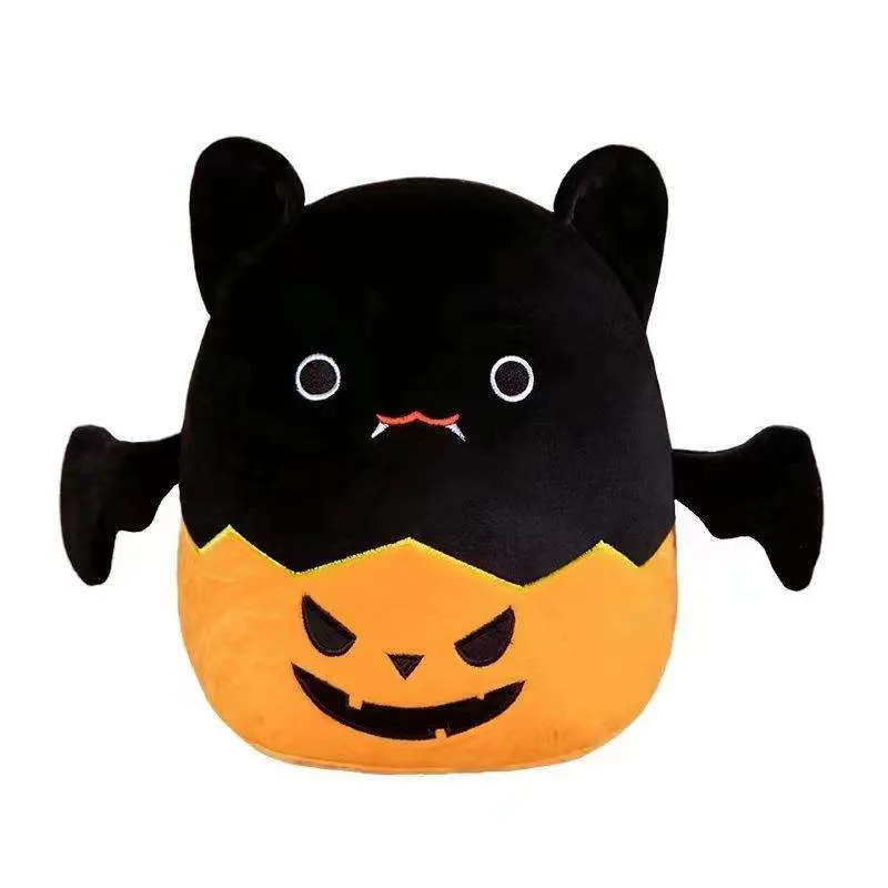 Halloween Großhandel/Lieferant Schwarze Tier Kürbis Fledermaus Plüschpuppe