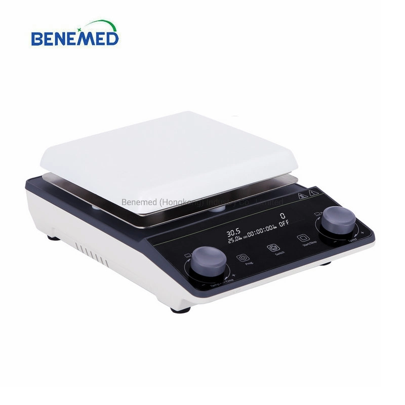 High Temperature Digital Display Electric Magnetic Stirrer with Heating Function