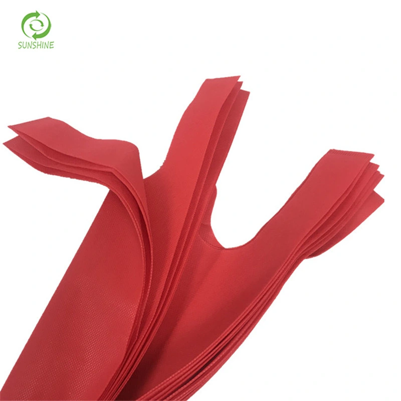 Multiple Colour Eco-Friendly Cheap Nonwoven T-Shirt/W Cut Shopping Bags