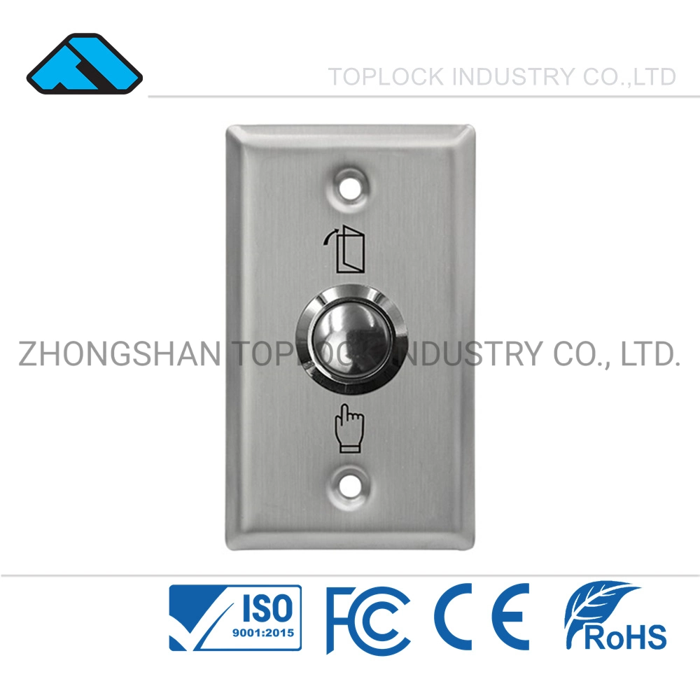 Strong Stainless Steel Embeded Installation House safety Door Access Control Press Push Button Switch