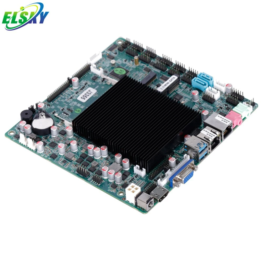 Elsky M335f Apollo Lake J3355 Dual Cores 2.0GHz CPU Edp Lvds 1HDMI VGA DDR3 Thin Motherboard for Industrial Control System