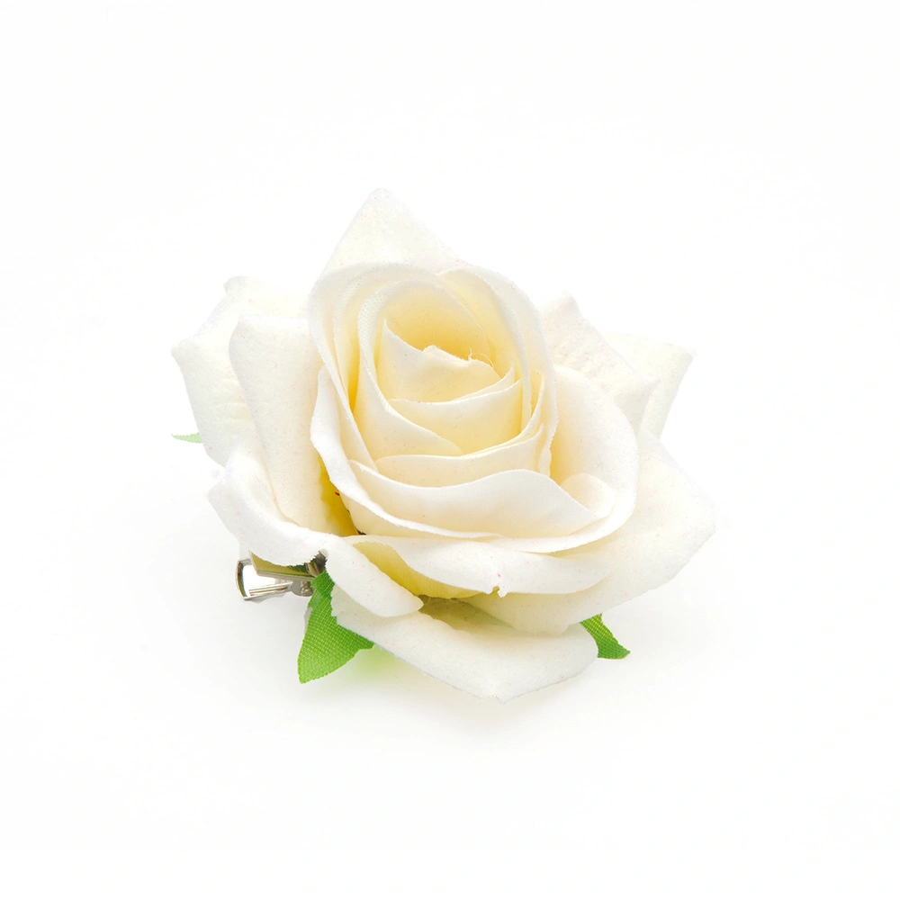 Silk Rose Header Flower Clip Wedding Decoration Indoor&Outdoor Wholesale/Supplier Artificial Flower