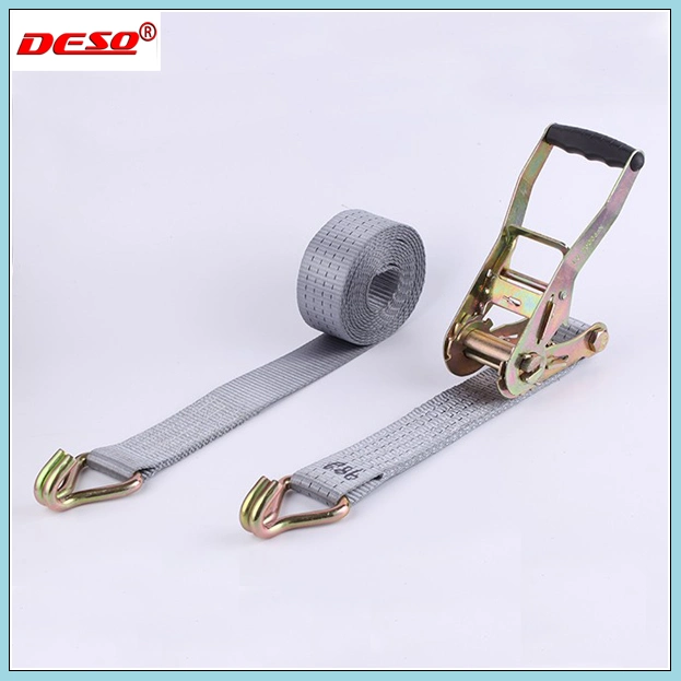 Adjustable Ratchet Tie Down with Buckle for Truck