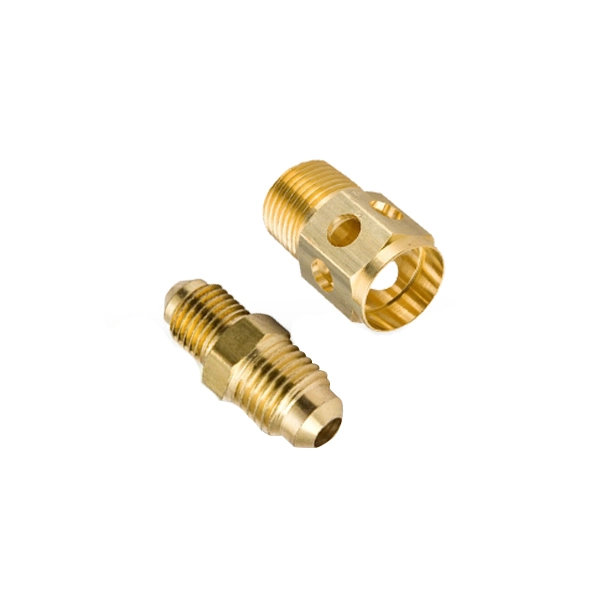 Metal CNC Machining Service Brass Turning Parts Brass Fitting