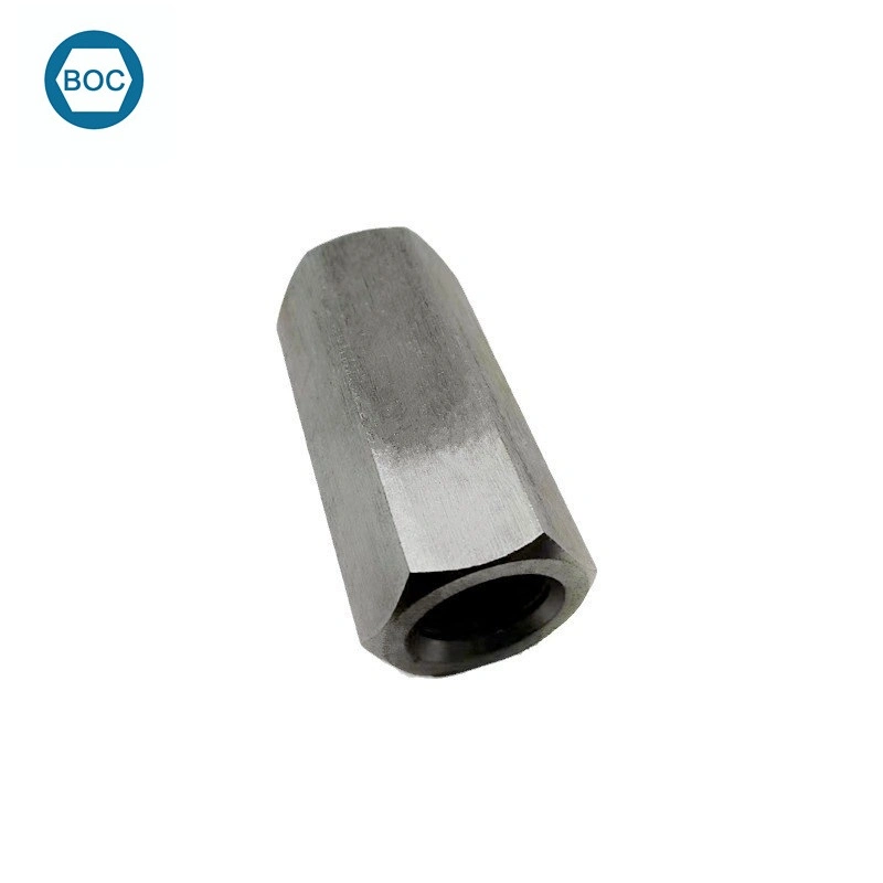DIN6334 Hex Long Nut Stainless Steel Hex Coupling Nuts