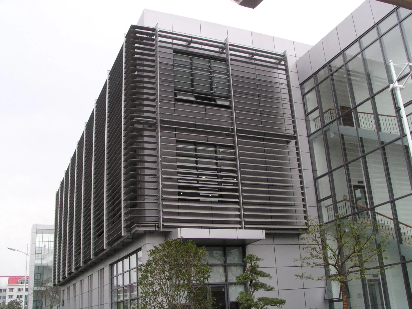 Architectural Ventilating Louver External Outdoor Laser Cut Decorative Cladding System Metal Aluminum Shutters