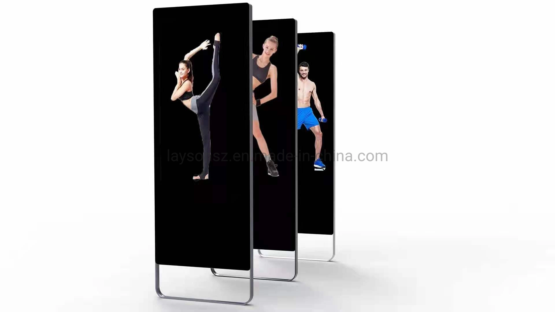 Exercice Interactif de vente chaude Magic Mirror miroir d'entraînement de montage virtuel Smart miroir de conditionnement physique