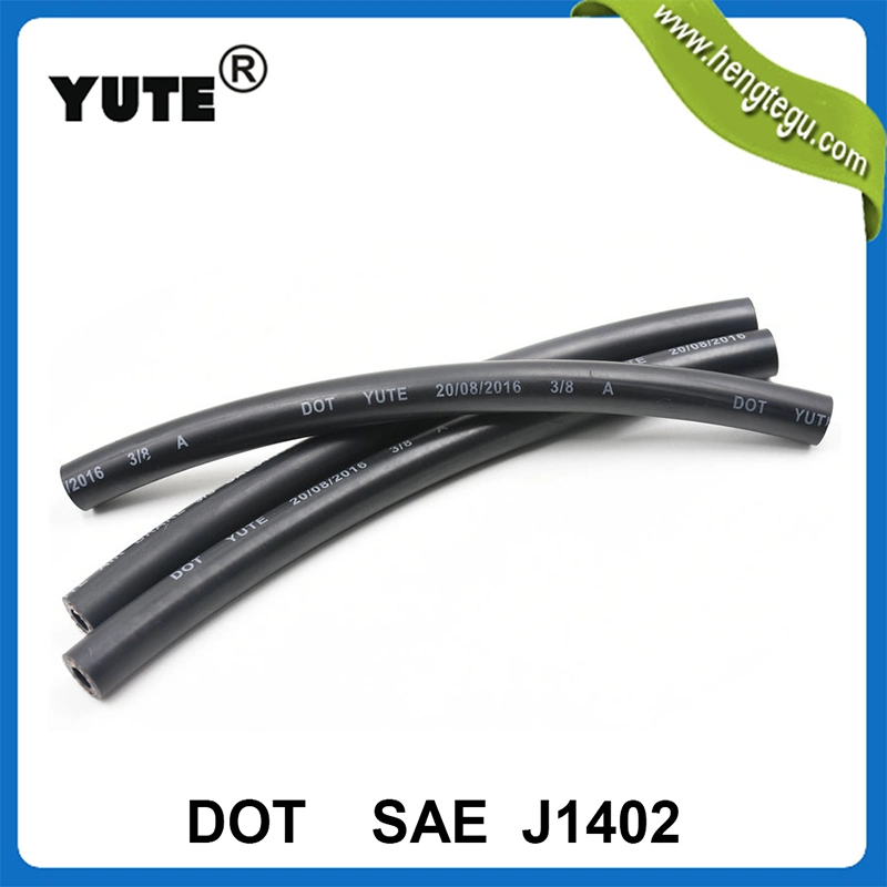 Yute marca la norma SAE J1402 1/2" de 3/8" de la malla de fibra óptica flexible de freno de aire del remolque