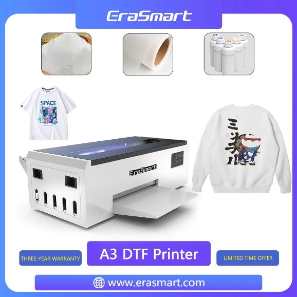 Digital Textile A4 Dtf Printer Home Use Roll to Roll Printer T Shirt Printing Machine Dtf Heat Transfer Press Tshirt Printing Machine