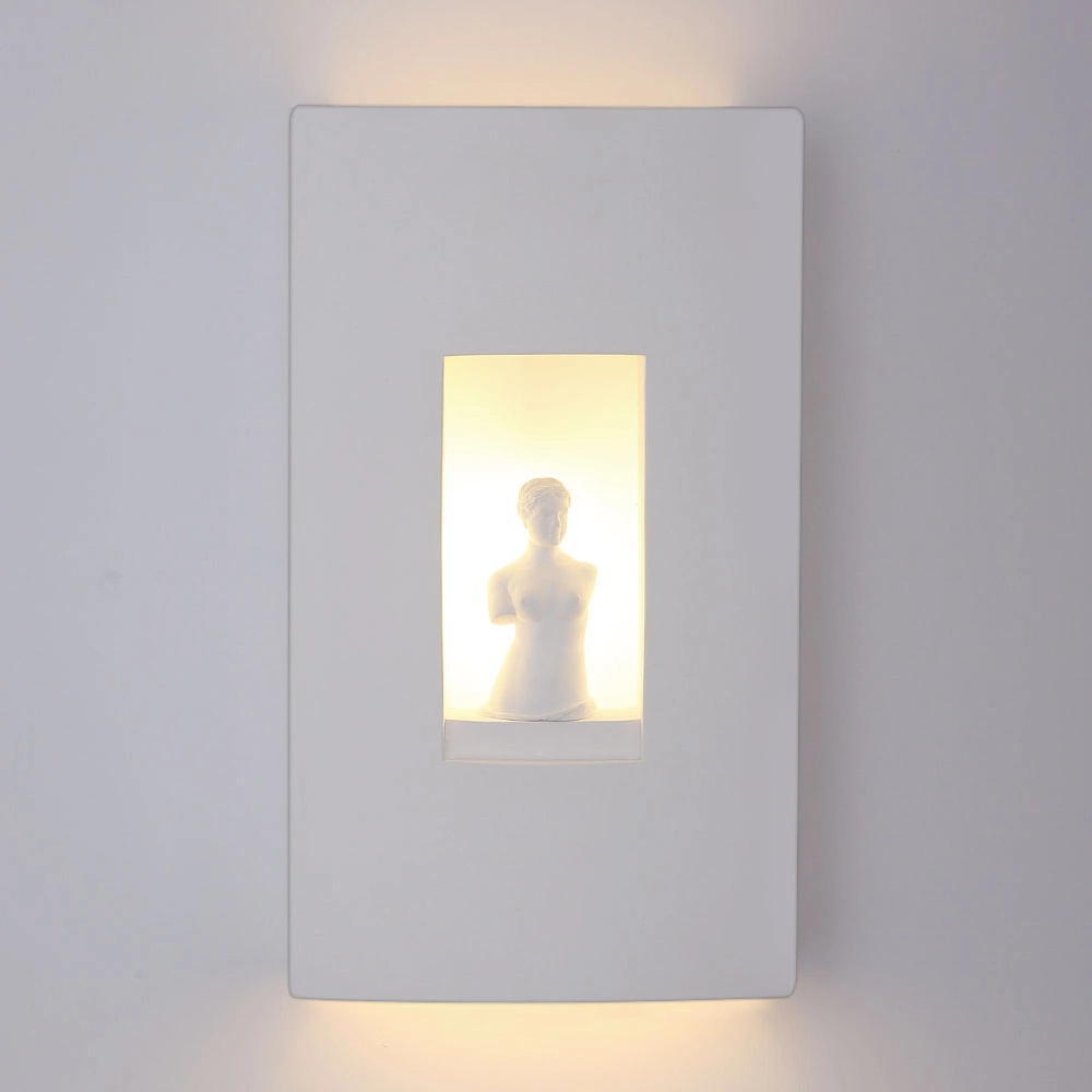 Modern Simple Home Decoration Lighting Creative Sculpture Gypsum Wall Lamp