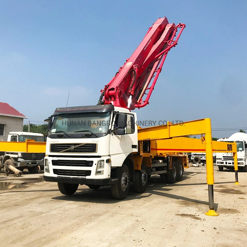 Putzmeister 42m Concrete Equipment Concrete Boom Beton Pumper Machine Renewed Concrete Pump Volvo Truck