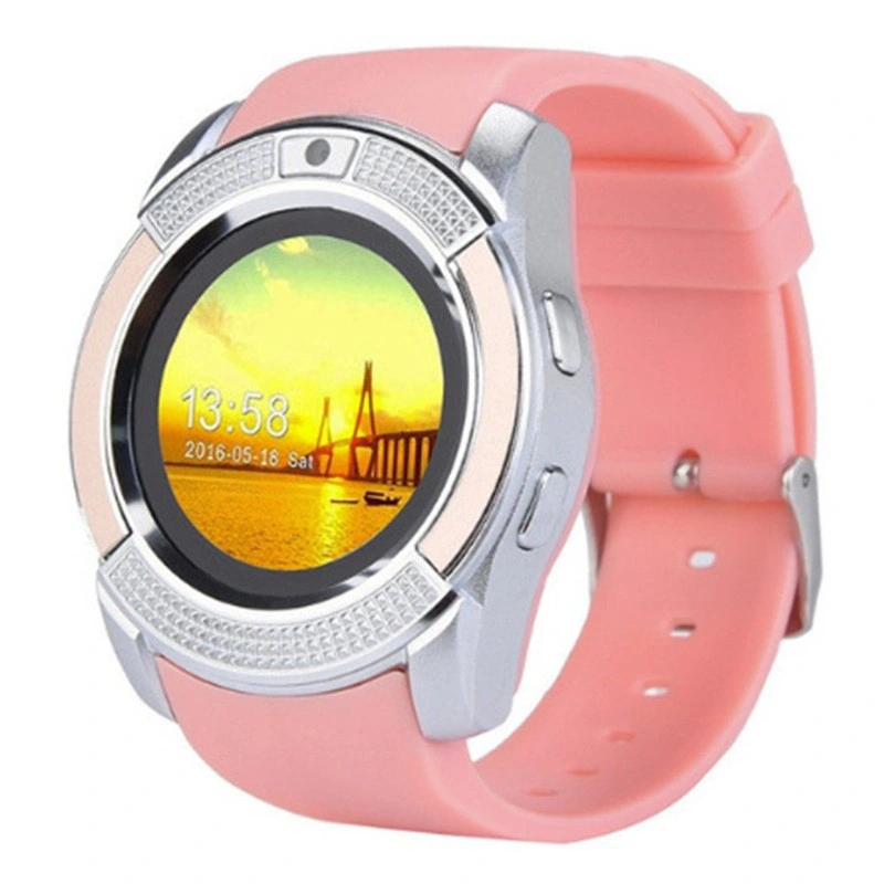 Smartwatch IP68 V8 Smart Watch Waterproof Phone Call 2g SIM Memory Card Camera