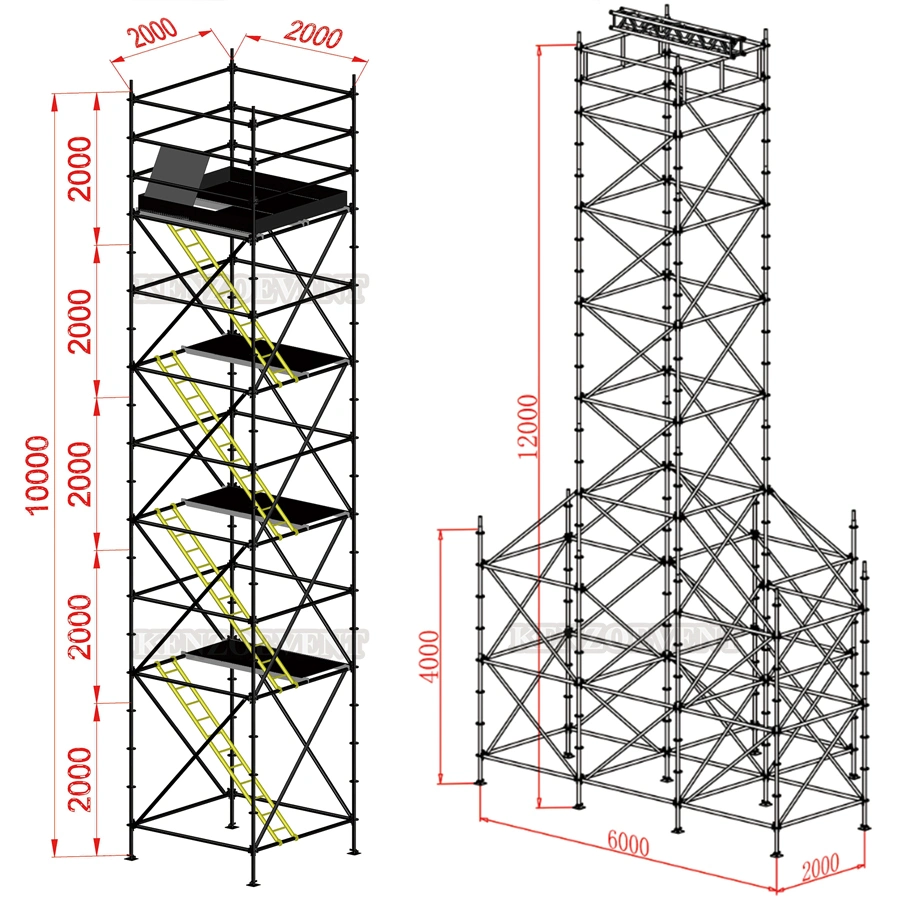 Cheap Zinc Layer Scaffolding Truss Layer Speaker Truss System