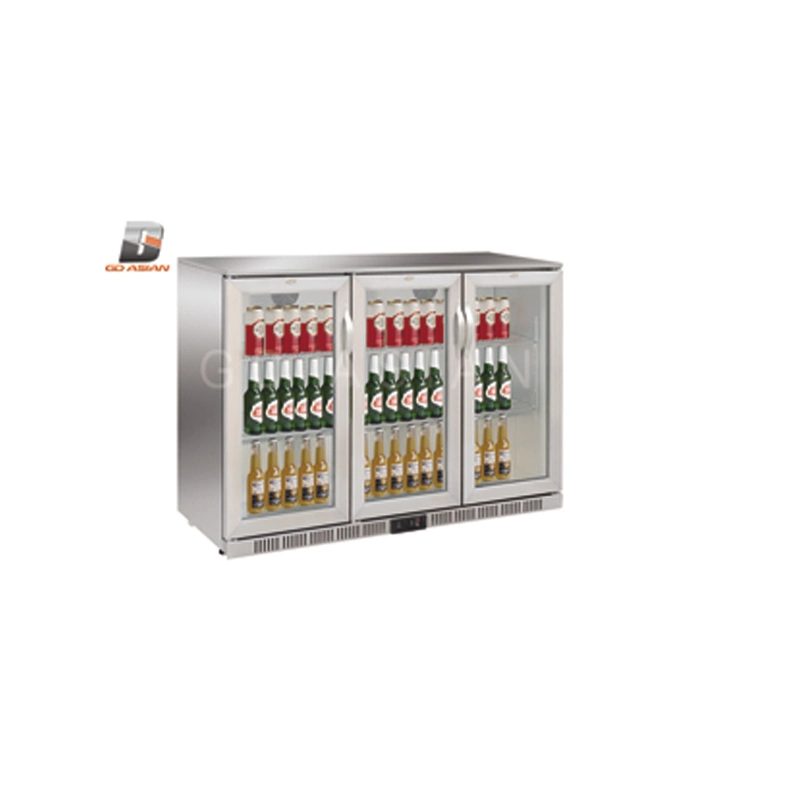 850mm 900mm Height Mini Glass Sliding Door Cooler Back Bar