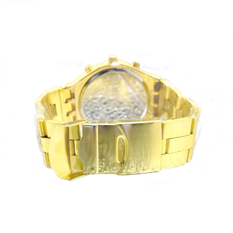 Custom Logo Quartz Wholesale/Supplier Brand Watch Gold Watches Men (cm0094)