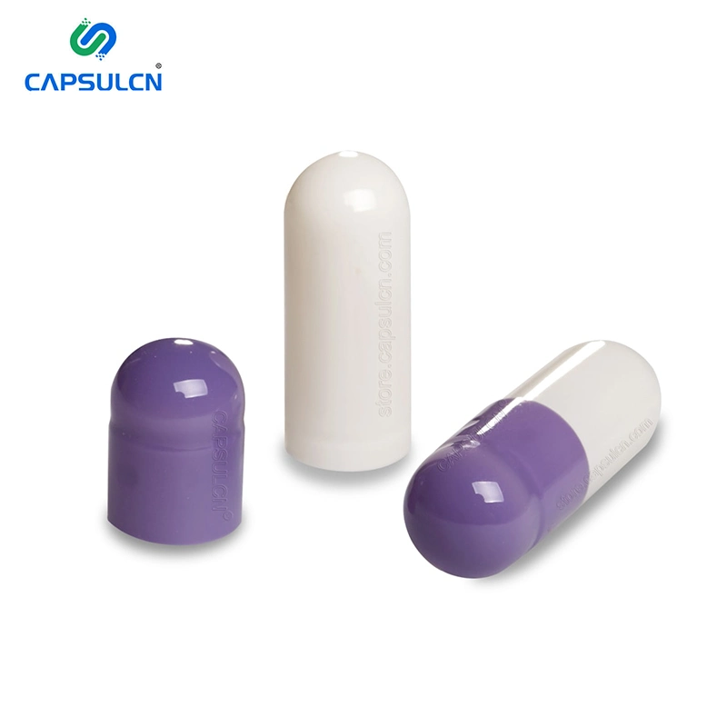 Capsulcn HPMC High Adaptability Mix of Green and Transparent Empty Vegetable Capsule Hard Capsules Cellulose Capsules