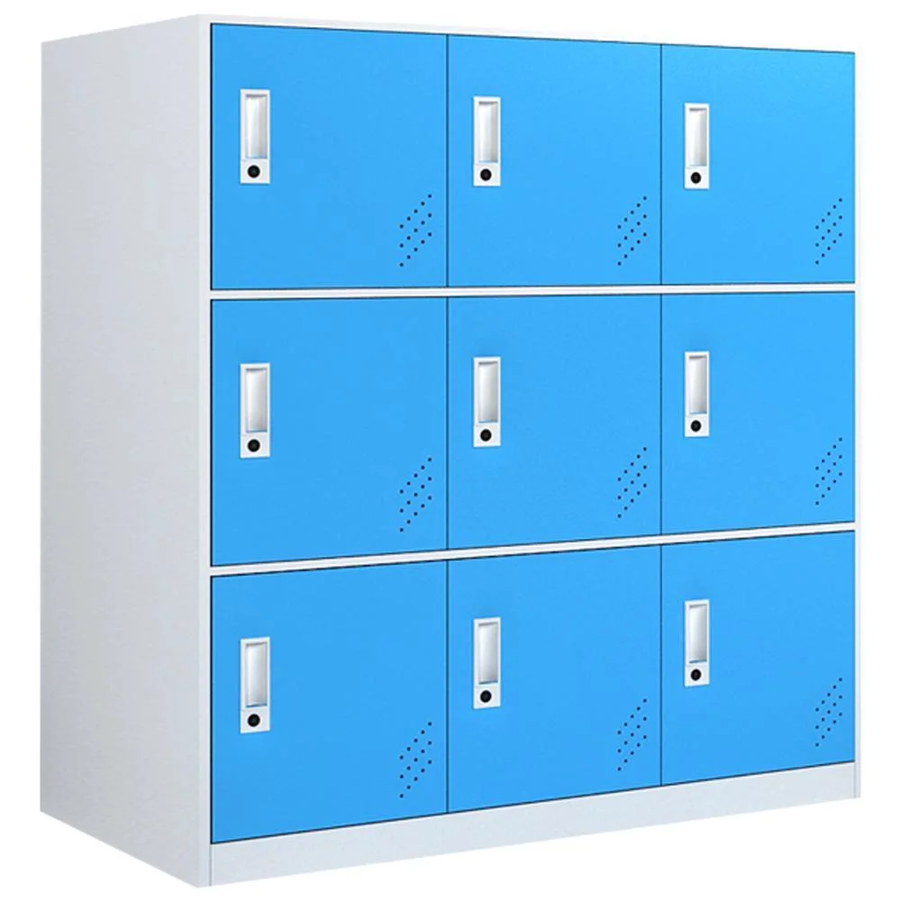 Gdlt 6 Door Locker Cabinet Metal Steel Colorful Multi Door Locker for School or Other Public Place Mini Locker Modular Lockers