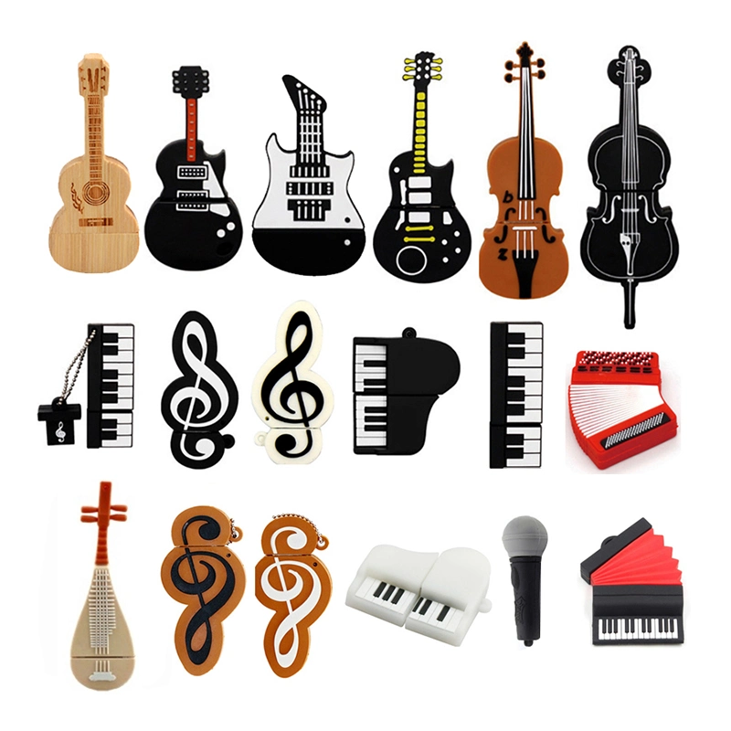 Musik Hinweis USB-Flash-Laufwerk Musikinstrument Pen Drive 128GB 64GB 32GB USB Flash Cartoon Memory Stick/USB Disk/Gift Pen Drive/USB Flash-Speicher/USB-Stiftlaufwerk