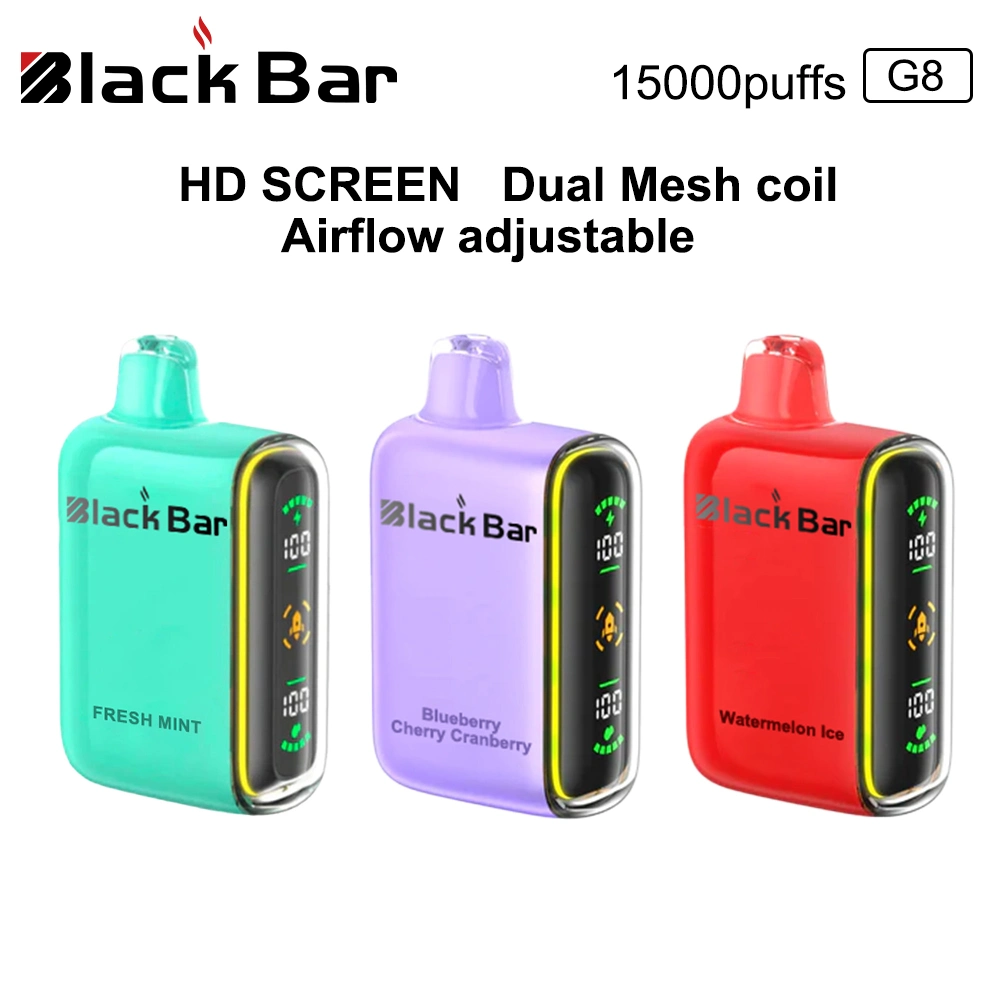 HD Screen Animation Dual Mesh Coil Geek Vape Bar 15000 шайб Одноразовый экран оптом Электронный фруктовый сигарет