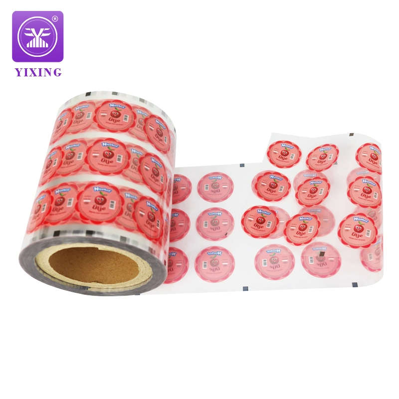 Pet/PP/PS/PE Laminated Plastic Ketchup Yogurt Jelly Cup Lid Sealing Film