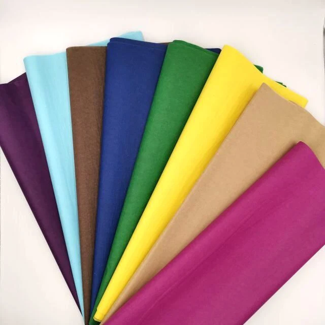 17GSM Colored Wrapping Tissue Paper for Gift Packing