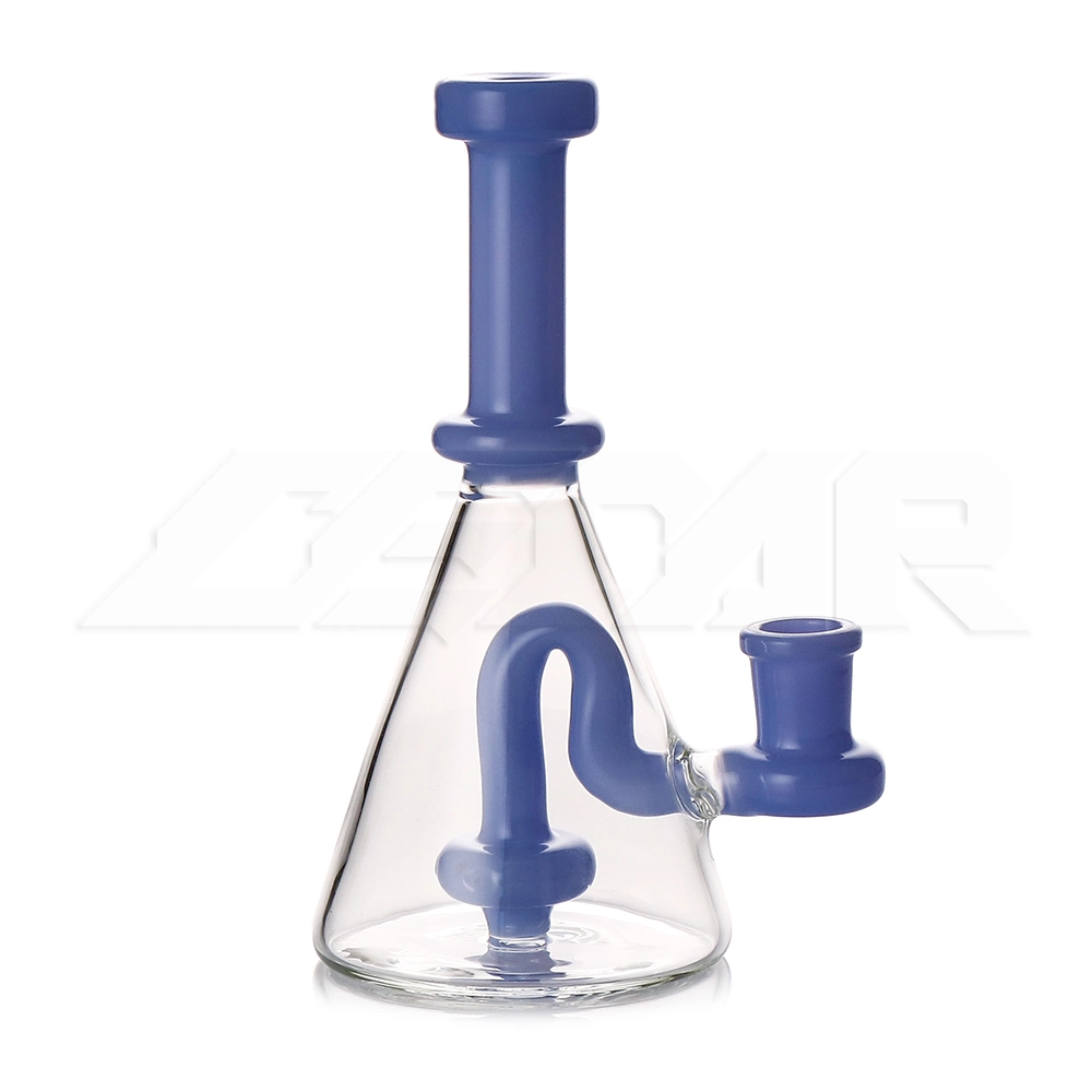 Nuevo diseño 6,5 pulgadas forma cónica fumar tubería de agua 14mm Cuarzo Banger vidrio aceite Rig DAB Rig