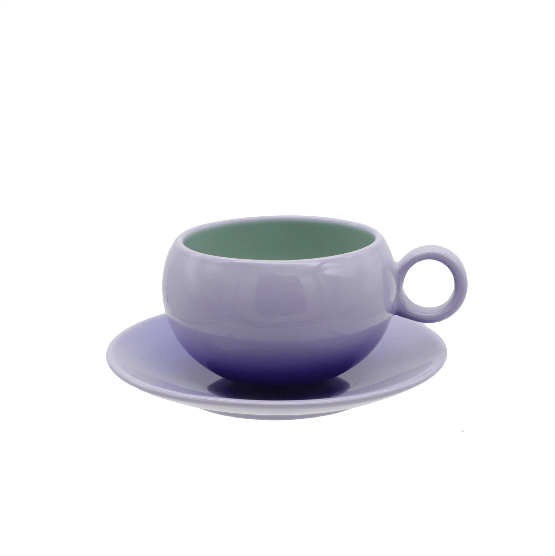 Creative Color Glazed Ceramic Coffee Cup Saucer Amazon Cup Home Office Hotel Water Cup Couple Cup Set