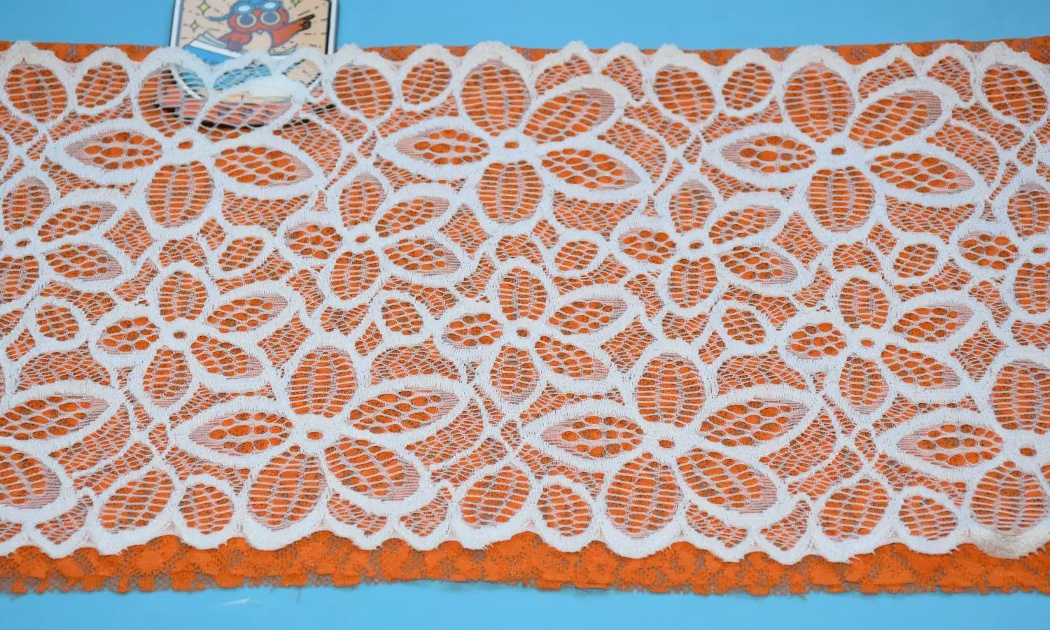 Tela de alta calidad personalizada 3D Raschel Lace Fabric