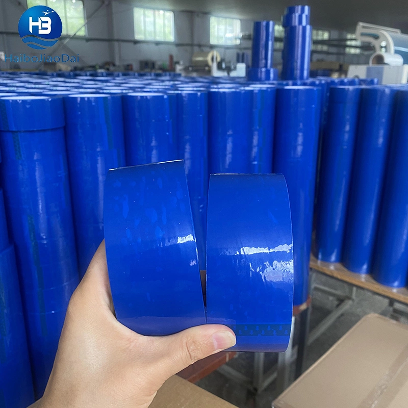 Strong Adhesive High Performance with Synthetic Rubber Resin Waterproof BOPP Blue Packing Adhesive Tape Price