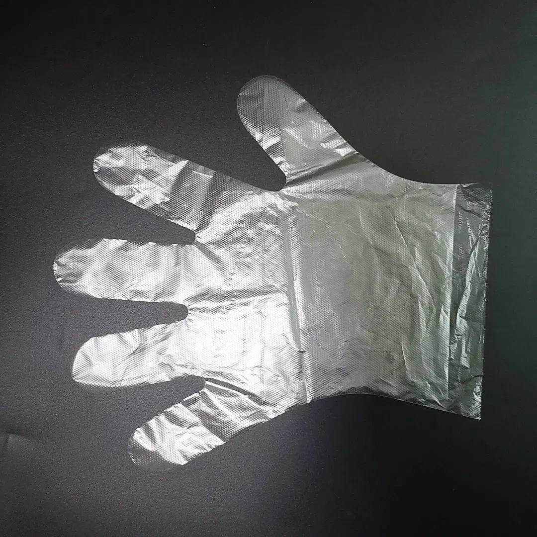 Disposable Transparent Customized Size Color HDPE Hand Gloves