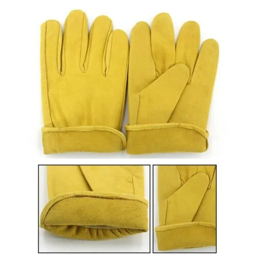 Work Gloves Sheepskin Leather Security Protection Cutting Working Handschuhe