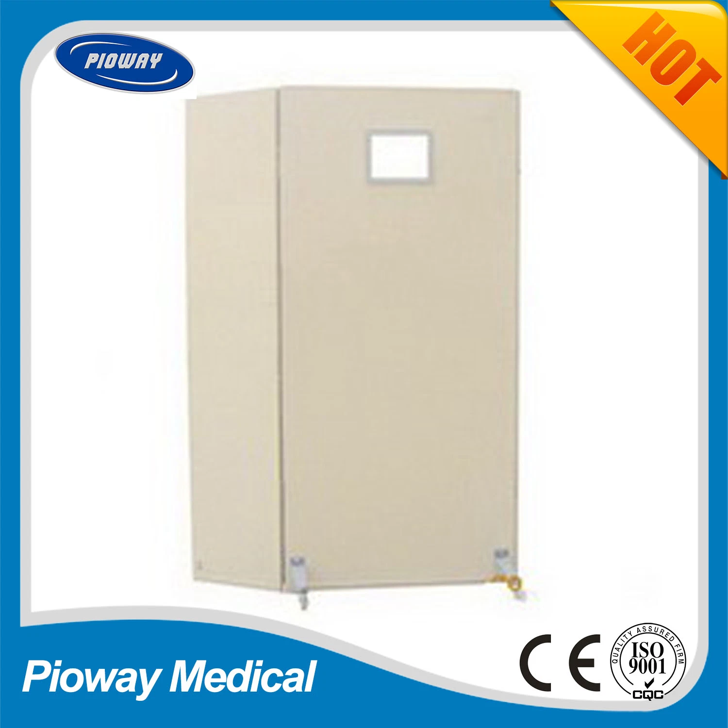 Medical X-ray Protective Lead Screen, with Windows and Castors
