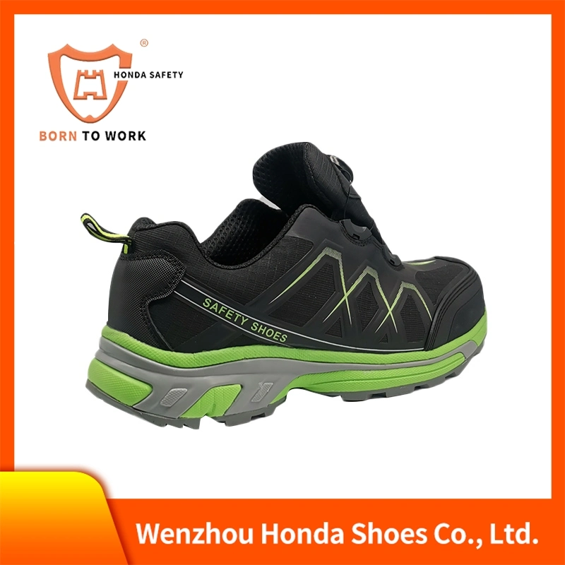 Construction Black Color Safety Shoes Steel Toe Cap Protective Safety Shoes