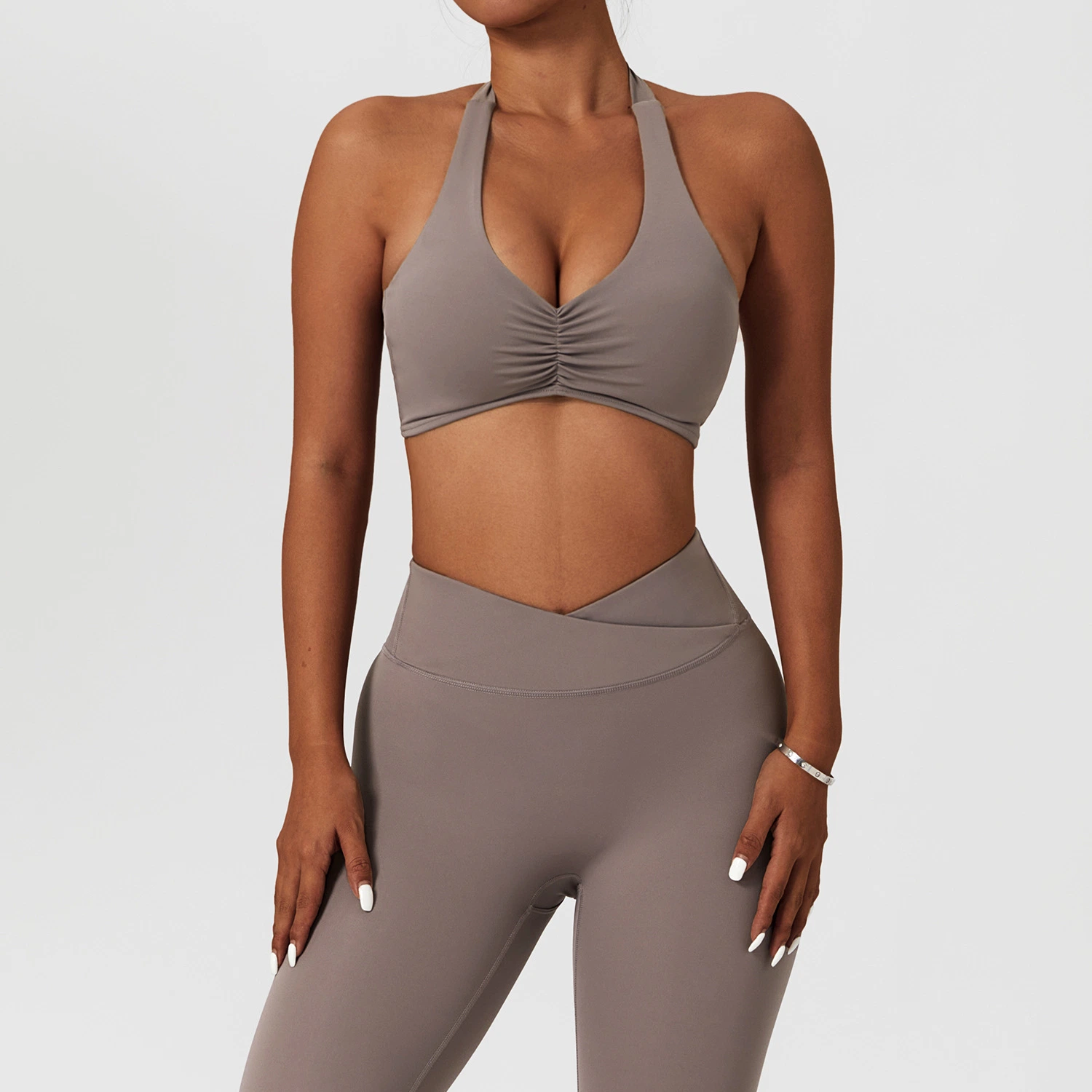 Treino de ginásio Compression Yoga Apparel vestuário Sportswear para mulher Fatos de ioga para ginásio
