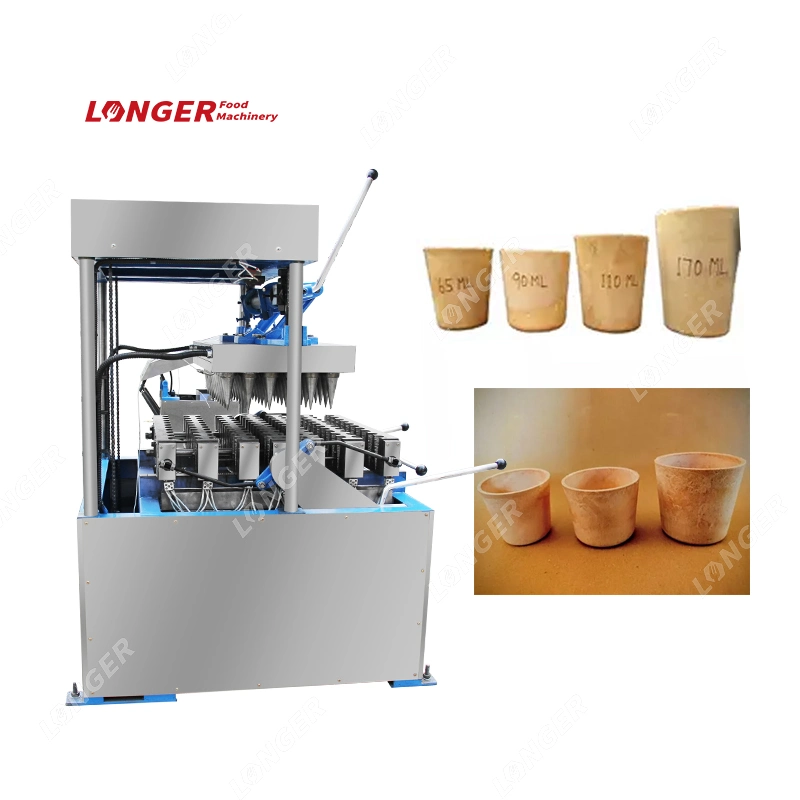 Biscuit Cup Maker Equipment Edible Wafer Coffee Cups Making Machine