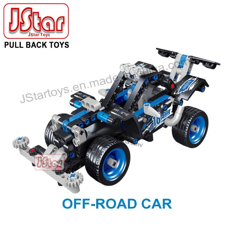 2023Jstar nova 255 PCS Classic Car Puxe a haste de blocos de construção Technic tijolos de bricolage define os brinquedos para crianças de construção de engenharia de aprendizagem carro ideal