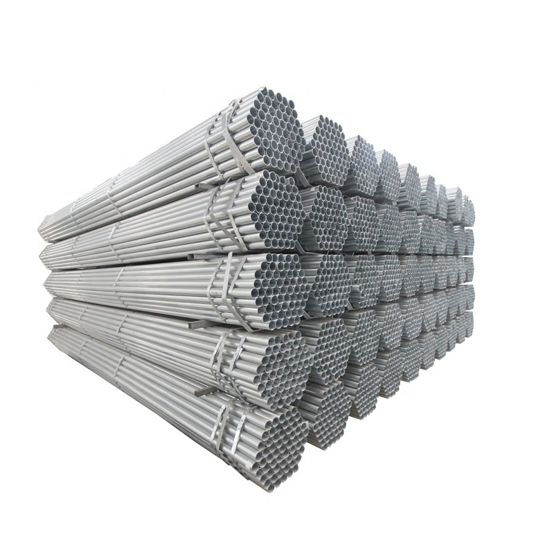 Factory Price 2 Inch Sizes Gi Steel Round Galvanized Iron Pipe for Greenhouse Frame