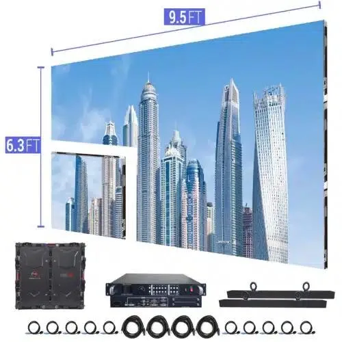 Cor Integral P3.91 P4.81 Pano de andar de bicicleta Painéis P10 Pantalla Piscina Interior da Tela de LED