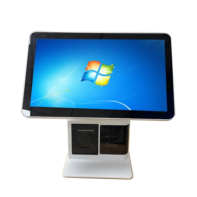 15.6+11.6 Inch Dual Screen Windows Touch All-in-One POS System Cash Register for Retail Store