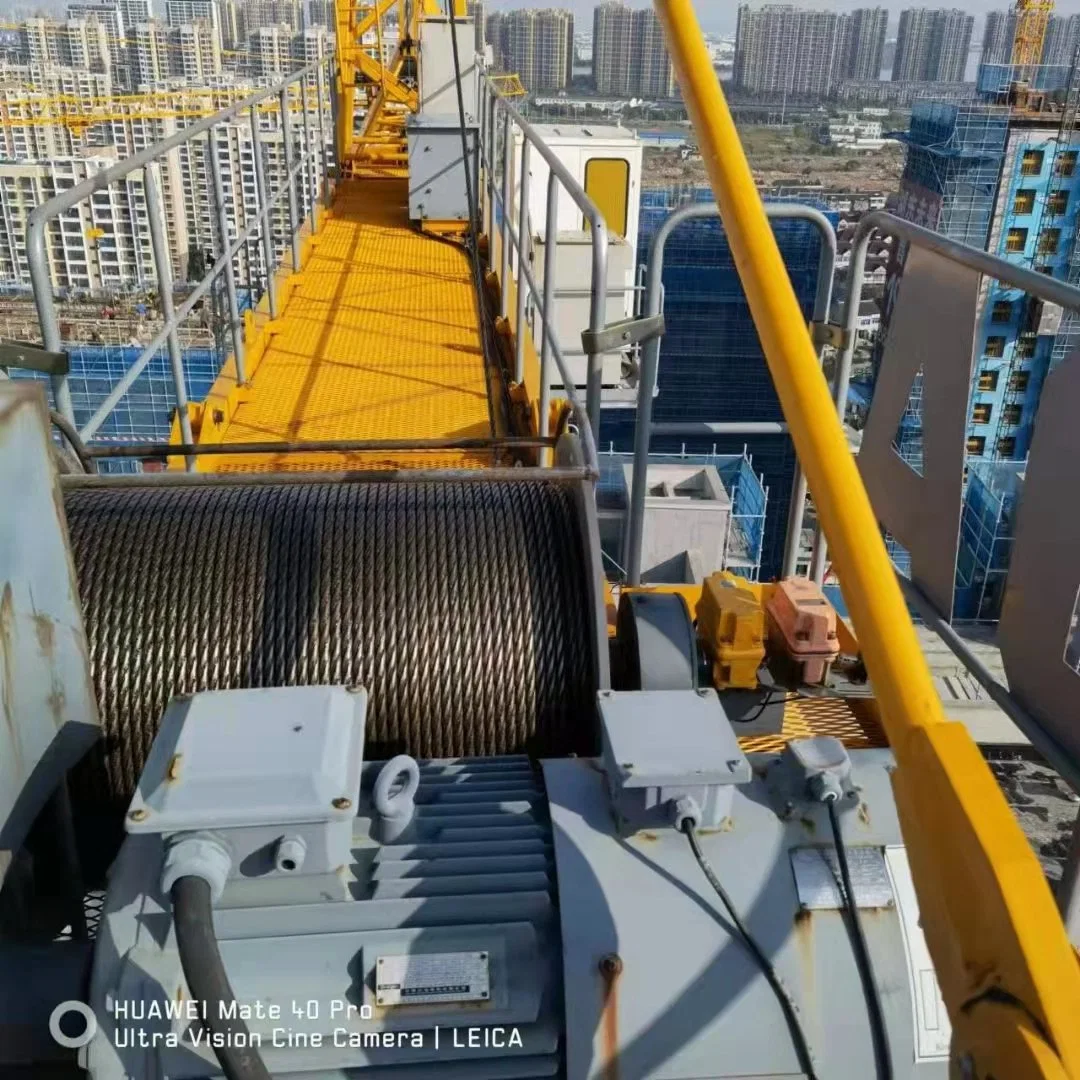 8t/10t Max Loading Dahan Construction Tower Crane Qtz125 (PT6513) Used Crane for Sale