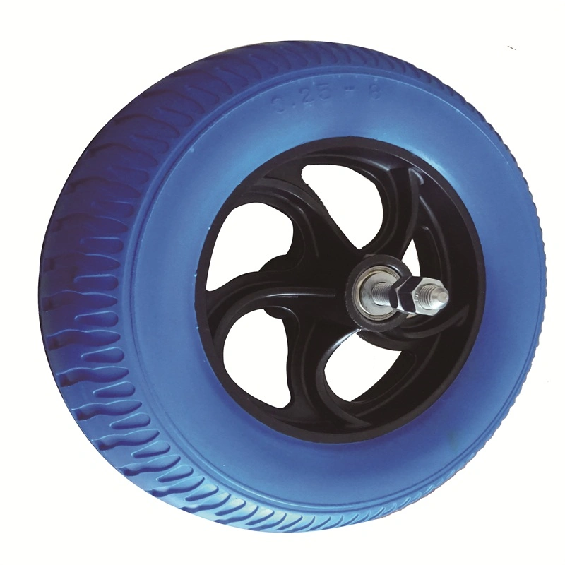 Wheelbarrow PU Foam Wheel with Metal and Plastic Rim