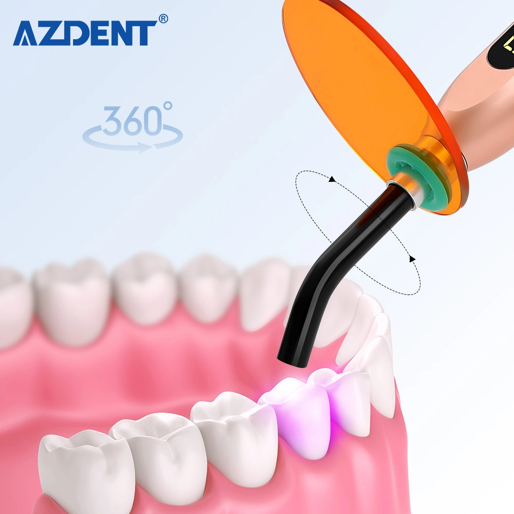 2022 New Azdent Dental Cordless Classic LED Dental Curing Light with Three Modes CV-215-I