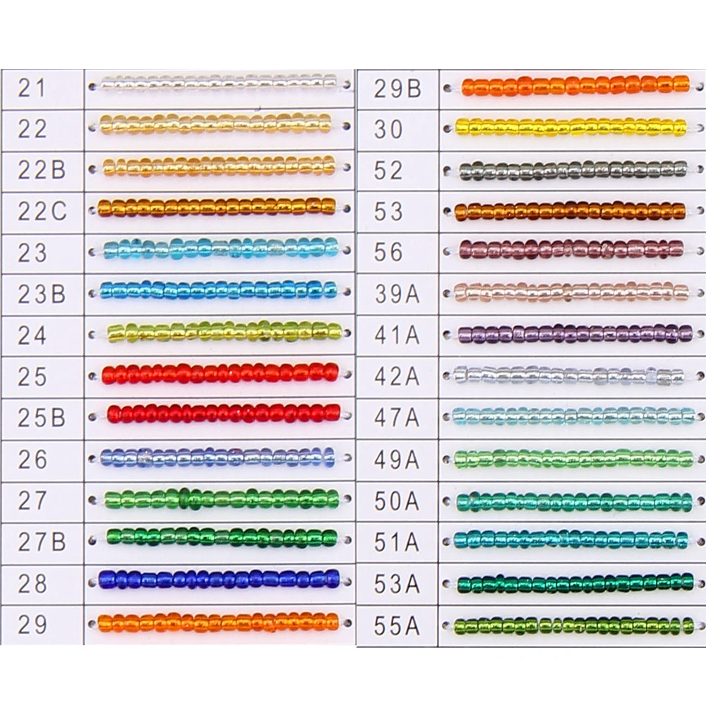 Silver Lined Rainbow Glass Seed Bead for Jewelry Making