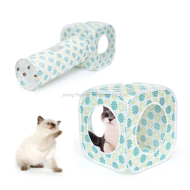 Tube Collapsible Interactive Toy for Cat Puppy Kitten Rabbit High quality/High cost performance  Durable Nest Combinable Pet Kennel