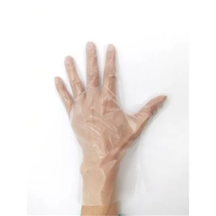 HDPE Clear Color Plastic House Cleaning Kitchen Waterproof Disposable PE Gloves