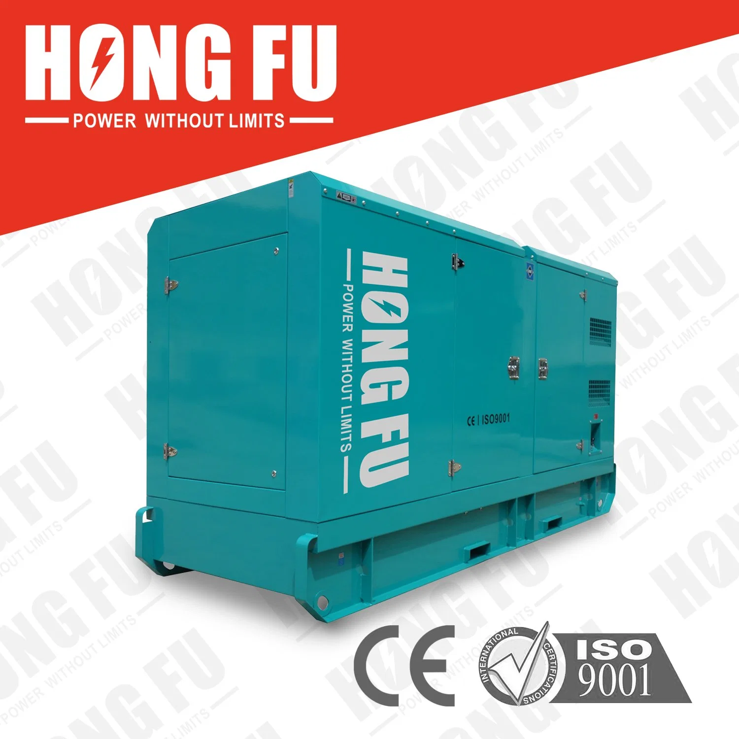 44kVA Land Use Water-Cooled Silent Generator Power Generating Set with ISO Approved