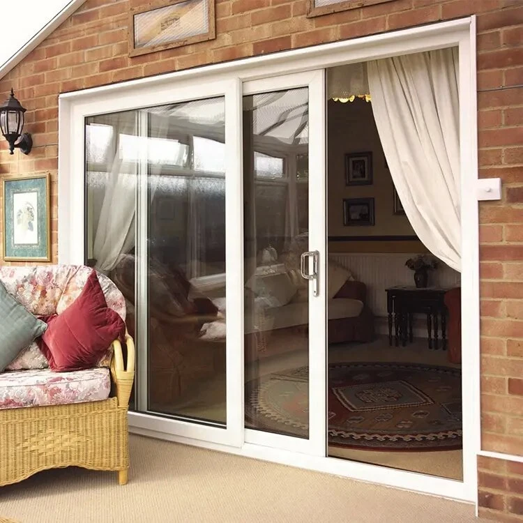 Australian Standard Glass UPVC/PVC Sliding Doors Soundproof Aluminum Patio Sliding Door