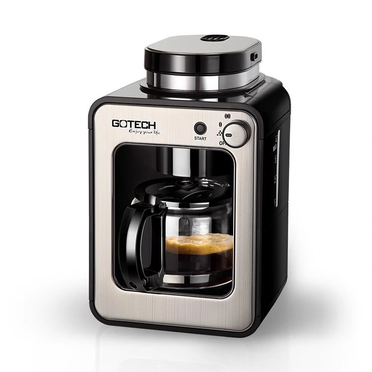 Auto recién molido Casa estilo Americano Mini-Grind All-in-One Café de goteo estilo Americano Máquina