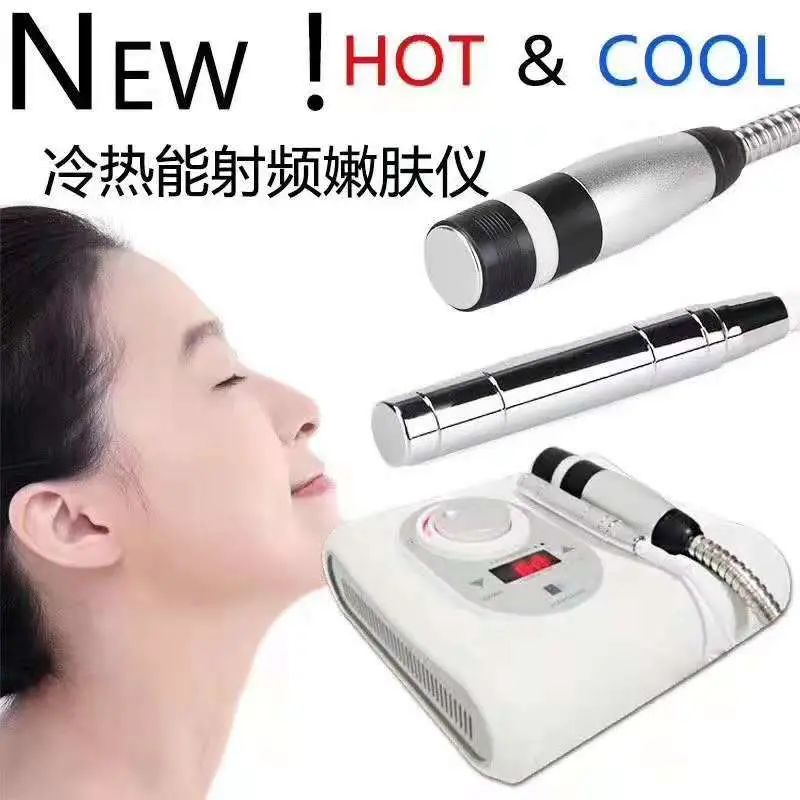 New 2 in 1 Skin Cooling Electroporation Beauty Device No Needle Mesotherapy Salon Equipment