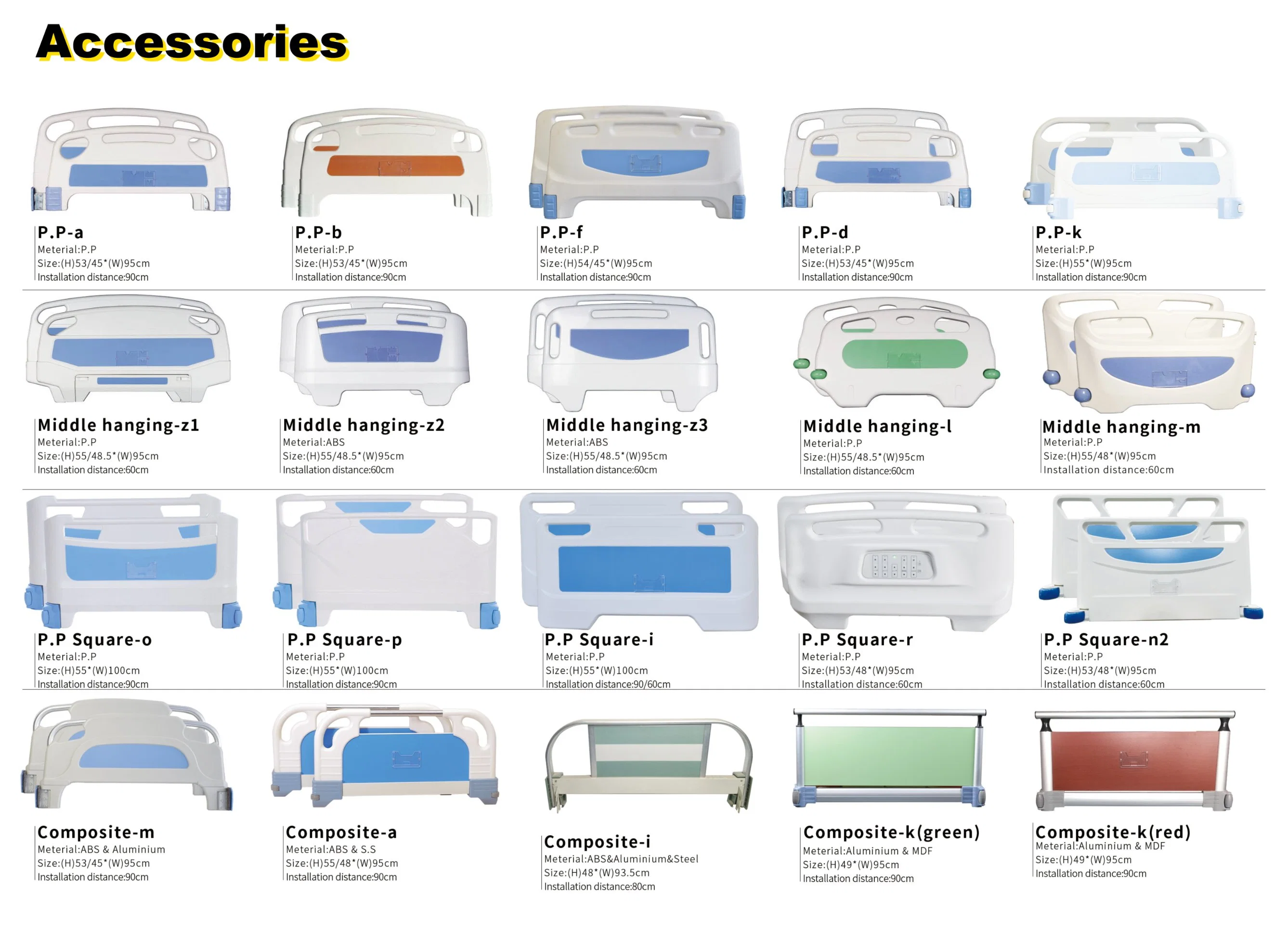 Mobiliário hospitalar preço barato 5 função Electric Medical Bed for Paciente (THR-EB02)